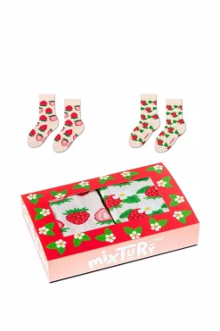 Skarpetki|Skarpetki>ZOOKSY/RAINBOW SOCKS Zestaw Dziecięce Skarpetki Zooksy mixTURY Truskawkowe 2 Pary