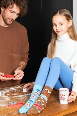 Outlet ZOOKSY/RAINBOW SOCKS Zestaw Dziecięce Skarpetki Zooksy mixTURY Pierniki 2 Pary