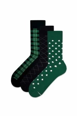 Sale Zestaw Klasycznych Skarpetek Zooksy Craft Leśny Mech Skarpetki|Skarpetki