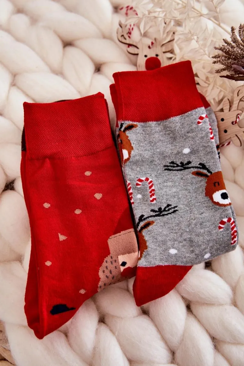 Skarpetki|Skarpetki>COSAS Zestaw Męskich Świątecznych Skarpetek Mix 2