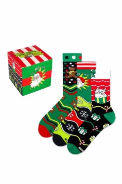 Skarpetki|Skarpetki>ZOOKSY/RAINBOW SOCKS Zestaw Skarpetek Świątecznych Ugly Zooksy Socks