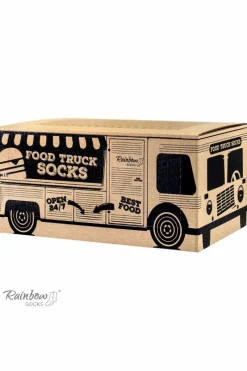 New Zestaw Skarpetki Food Truck Socks Box Piwo Burger 3 Pary Skarpetki|Skarpetki