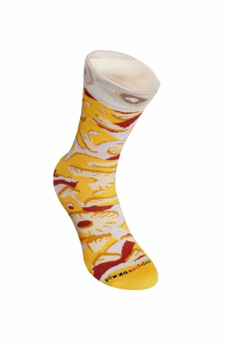 New ZOOKSY/RAINBOW SOCKS Zestaw Skarpetki Rainbow Socks Pizza & Piwo 5 Par Wielokolorowy