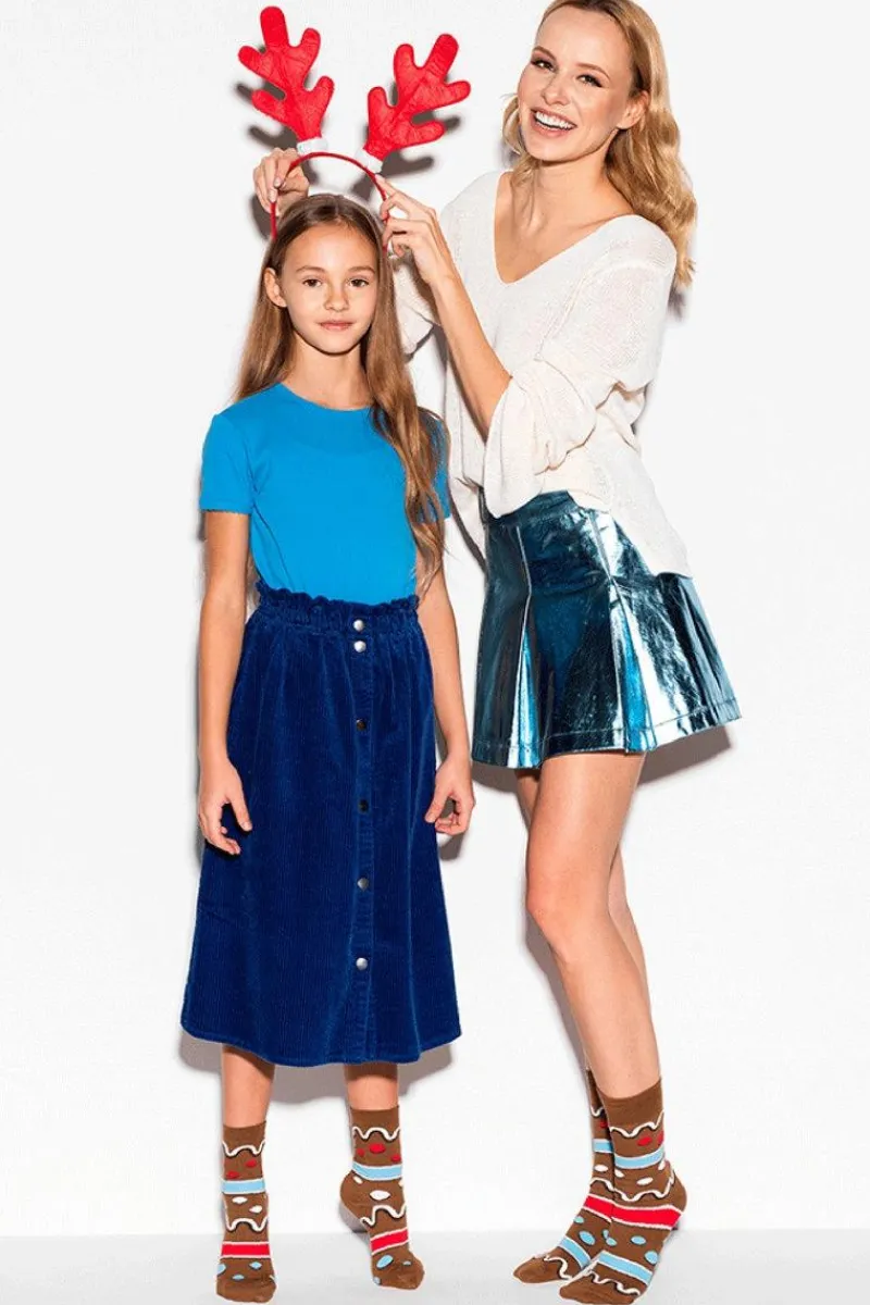 Skarpetki|Skarpetki>ZOOKSY/RAINBOW SOCKS Zestaw Skarpetki Zooksy mixTURY Piernikowe 2 Pary