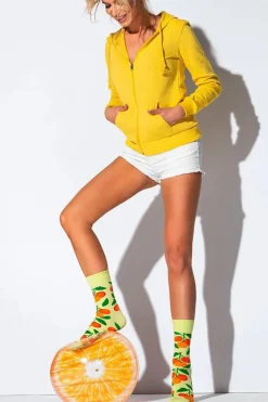 Discount Zestaw Skarpetki Zooksy mixTURY Pomarańcze 2 Pary Skarpetki|Skarpetki