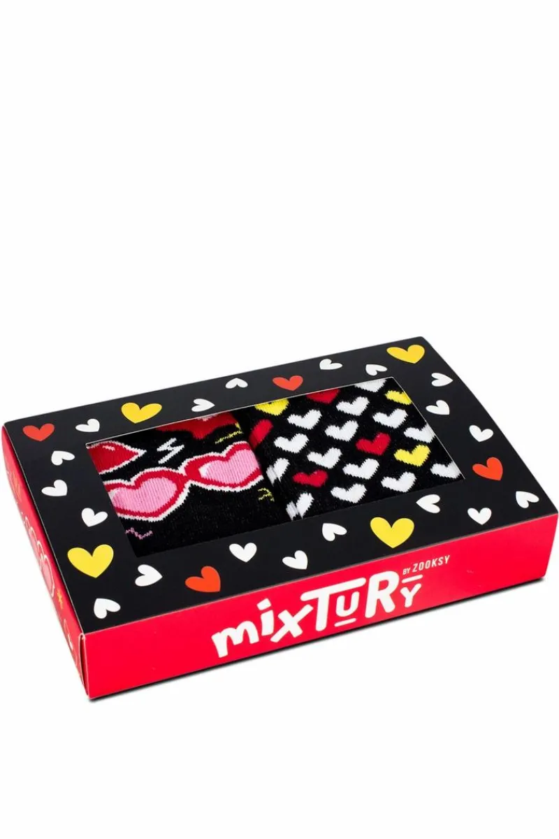 Clearance ZOOKSY/RAINBOW SOCKS Zestaw Zooksy mixTURY Miłosne 2 Pary