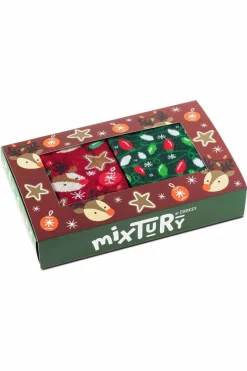 Zestaw Zooksy mixTURY Na Choinkę 2 Pary Skarpetki|Skarpetki